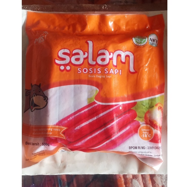 

FROZENFOOD SALAM SOSIS SAPI 500g FROZENFOOD BANDUNG