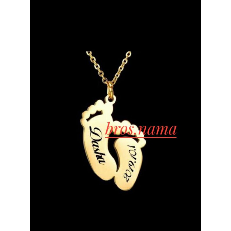 KALUNG NAMA CANTIK/ KALUNG NAMA ANAK/KALUNG NAMA MUFAH/ COD