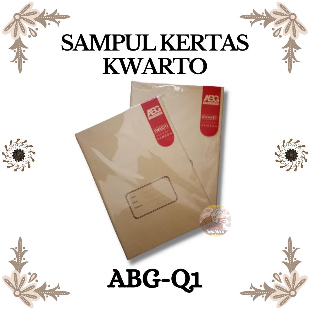 

[PAK] SAMPUL KERTAS / SAMPUL COKLAT KWARTO ABG-Q1 (20 LEMBAR)