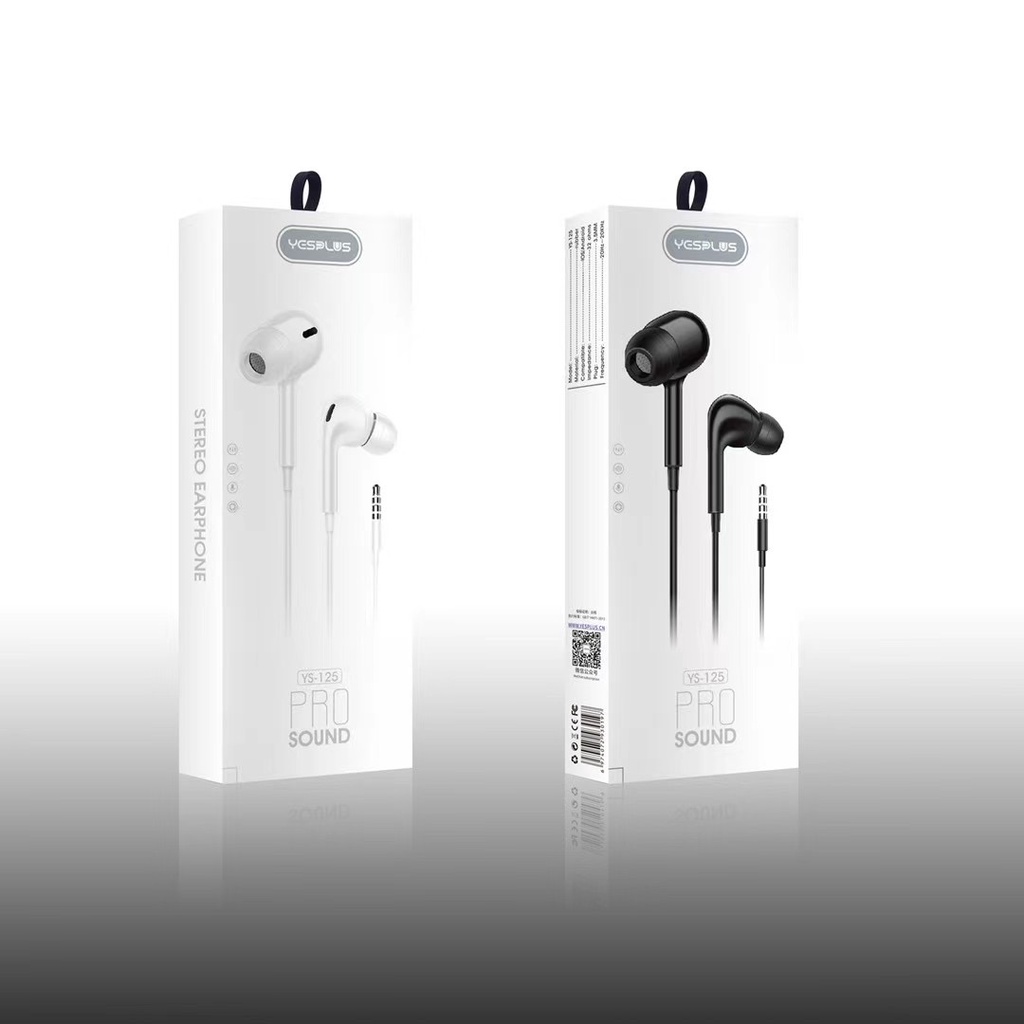 MIINII Headset/Handsfree YS-125 Earphone+Mic High Sound Stereo+Mic Call