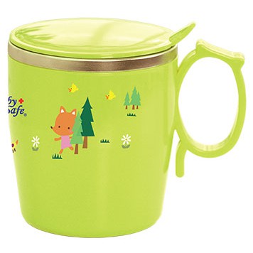 ♥BabyYank♥ BABY SAFE GELAS ANAK STAINLES BABY SAFE STAINLESS CUP SS004 - 350ML