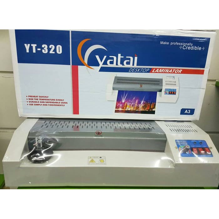 

[Promo] MESIN LAMINASI HOT COOL LAMINATING PANAS DINGIN A3 YT 320 Berkualitas