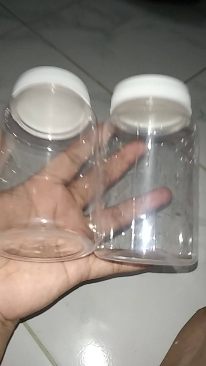 (25 Pcs) Grosir Toples Jar Plastik Serbaguna 300ml Sambal Sambel Bumbu Wadah Makanan Food Grade