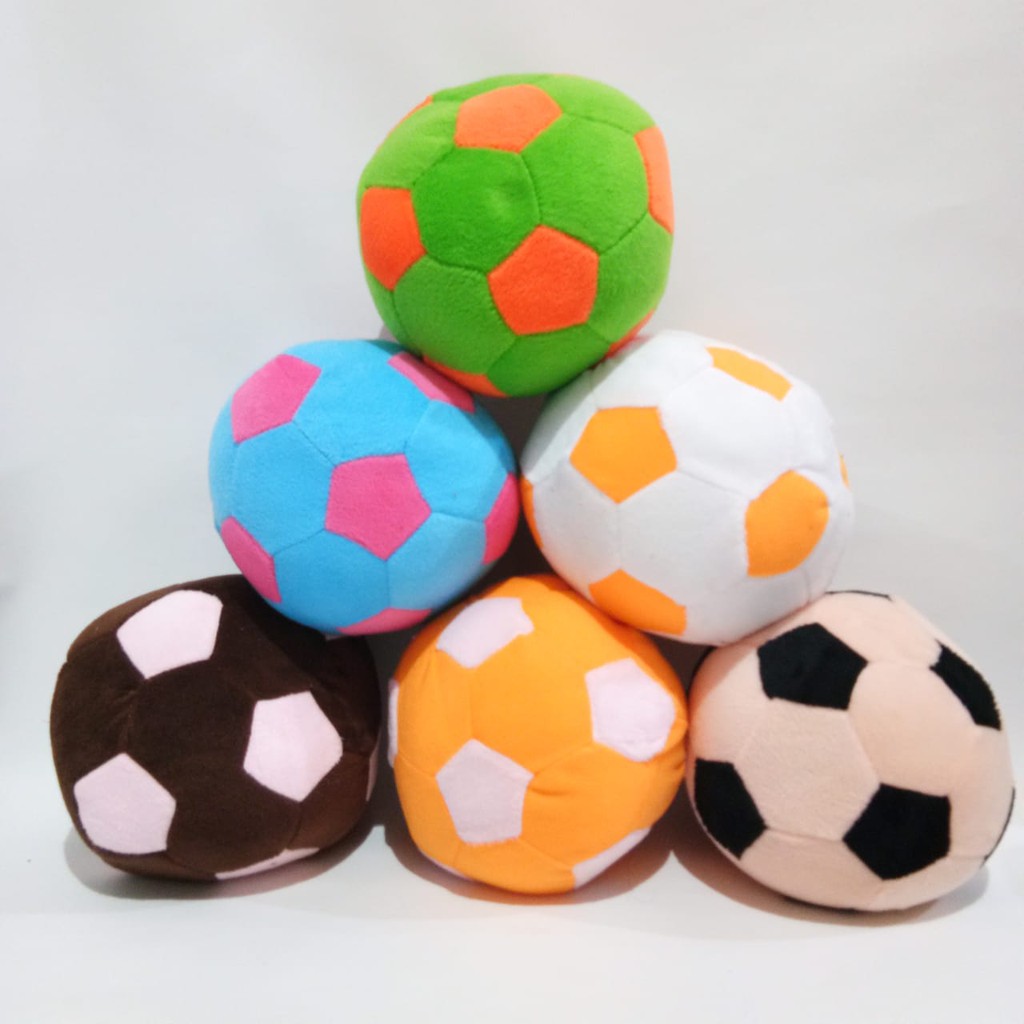 COD Boneka Bola 25 Cm Football Club Size S Boneka Mini Kado Ulang Tahun Bahan Lembut SNI Pildun