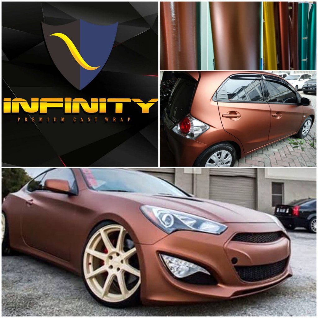 Stiker Motor Mobil INFINITY MPM Brown Uk 152cm Shopee Indonesia