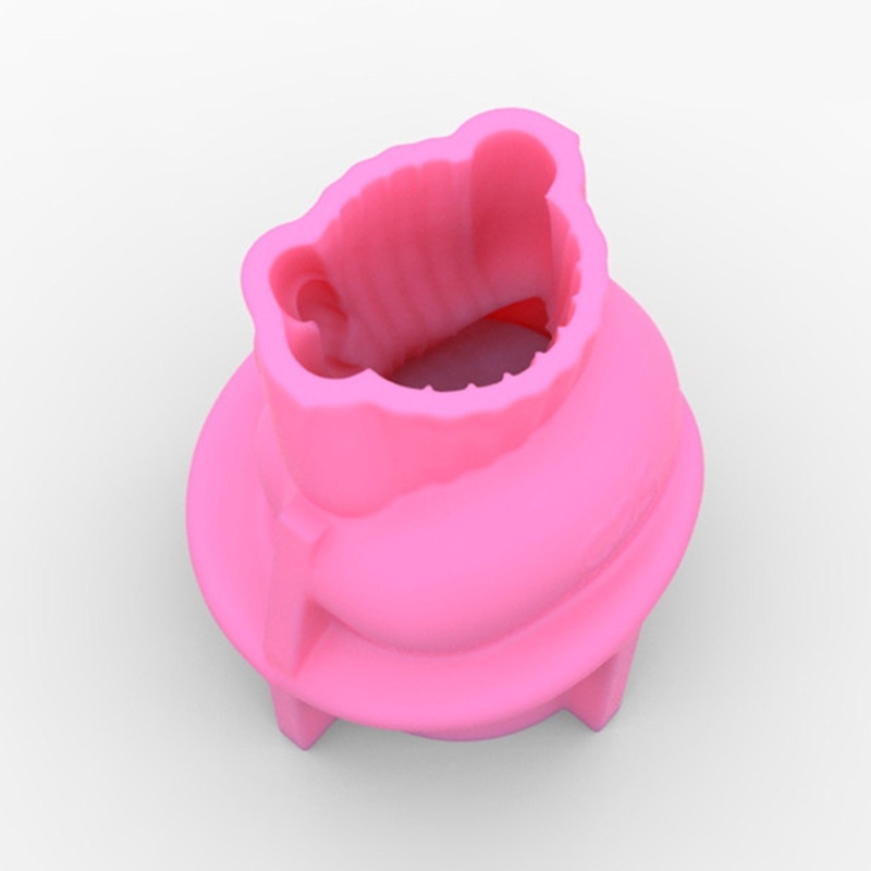 Siy Cetakan Pot Bungatanaman Sukulen Bahan Silikon Gaya Vintage