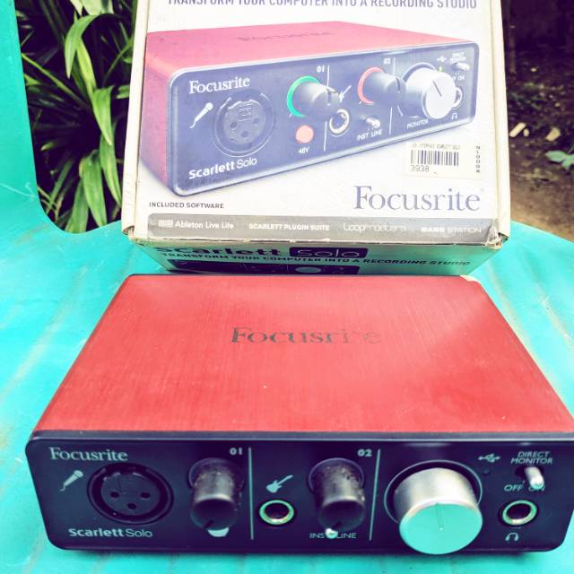 Soundcard Focusrite solo second