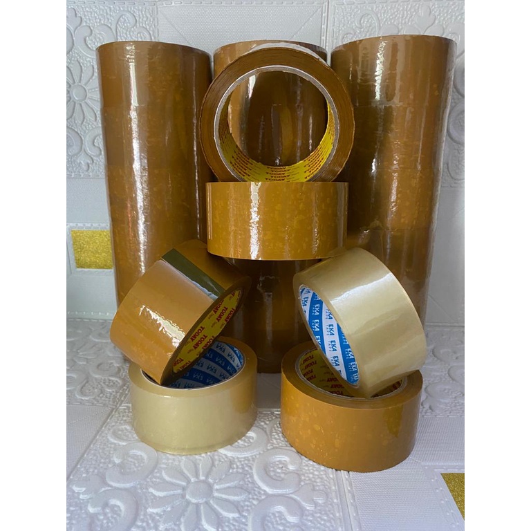 Lakban Coklat dan Lakban Bening Besar