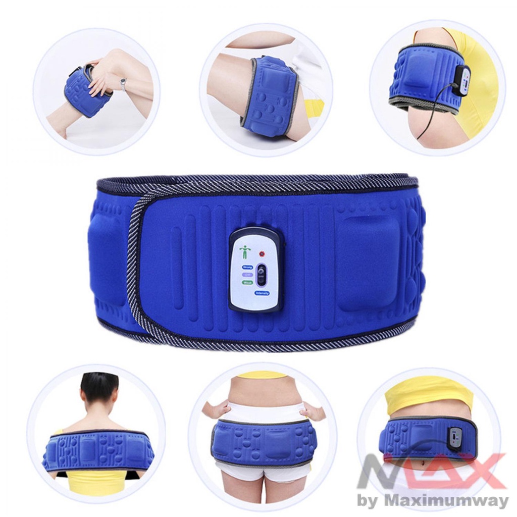 Alat Fitness Sabuk pengecil perut buncit automatic pengecil perut gendut pelangsing perut bergetar dan mengeluarkan panas heat Sabuk Getar Pelangsing Tubuh Heat Function olahraga kaum rebahan tanpa gerak
