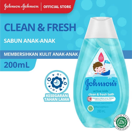 Johnson's Active Fresh Baby Bath 200ml