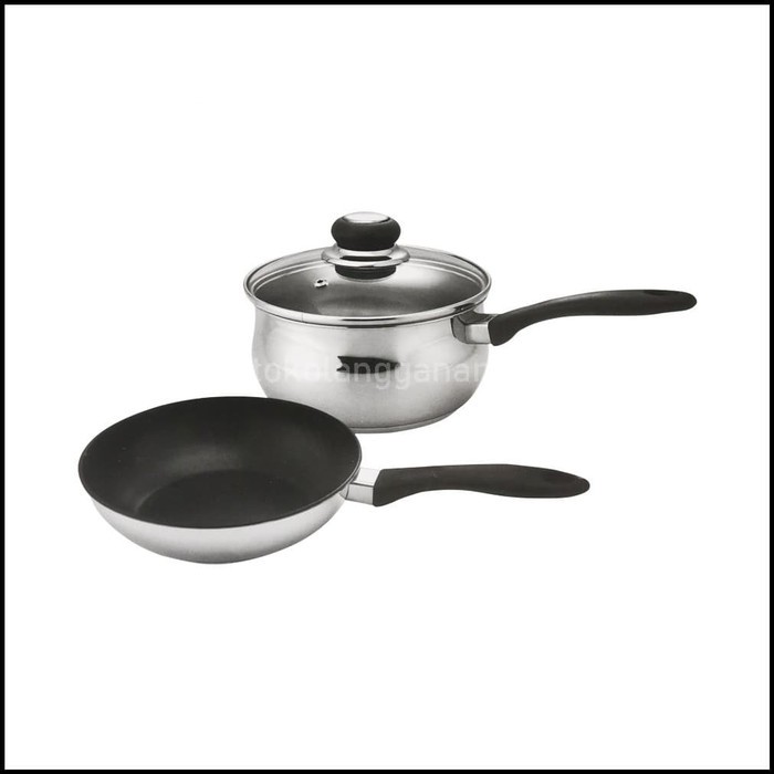 Cooking Color Set 2 Pcs Bounty Panci & Wajan