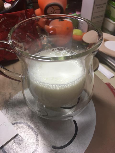 Gelas Kaca Dua Lapis Motif Sapi 250ml