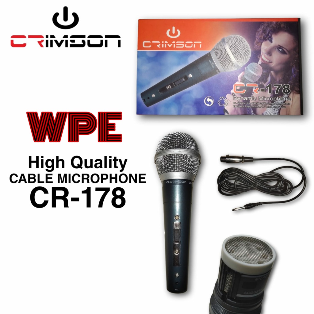 mic kabel crimson cr178 mic cable crimson cr 178 original