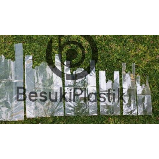 ♤ PE Kresek ALFA 28x48 / PE Kresek Bento / PE Kresek Bening 28x48cm / Kantong Plastik PE Bening Dus 