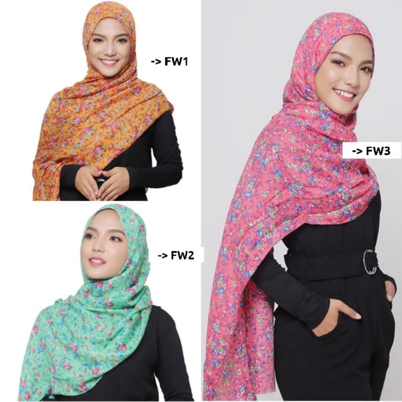 Pashmina Tierack Scarf Syal Hijab Pasmina Tirex Tyrex