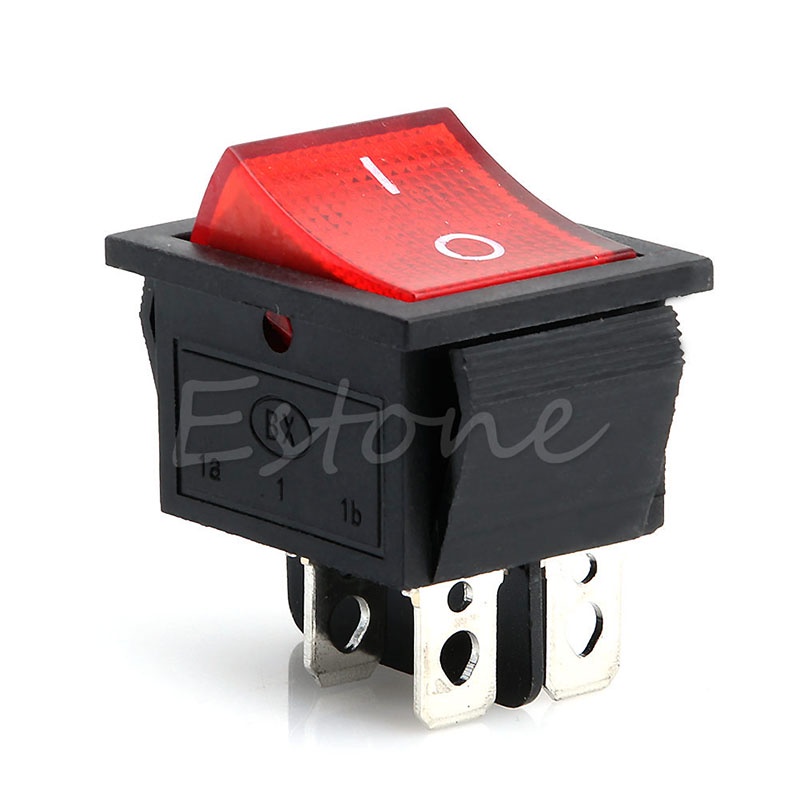 Btsg KCD4 Saklar Rocker Switch ON / Off 4 Pin Untuk Mobil / Perahu