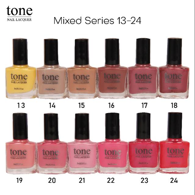 

Tone Nail Lacquer Mixed Series 13-24