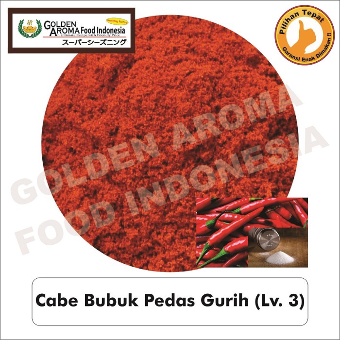 

Marhies- Bumbu Tabur Bubuk Enak Murah Halal Cabe Pedas Gurih Level 3 1000Gr/1Kg