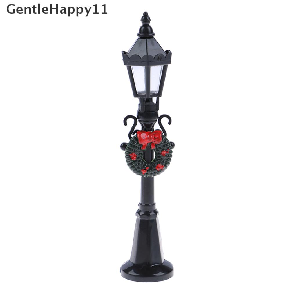 Gentlehappy Mainan Miniatur Lampu Jalan / Taman Skala 1: 12 Untuk Dekorasi Rumah Boneka