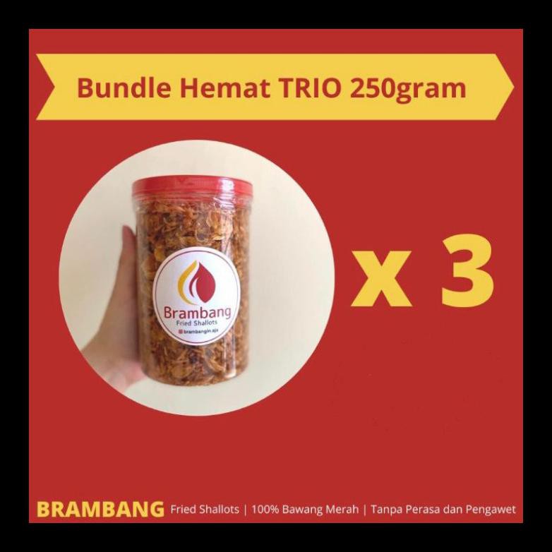 

BEST SELLER! BRAMBANG BUNDLE HEMAT TRIO 250 GRAM PALING MURAH