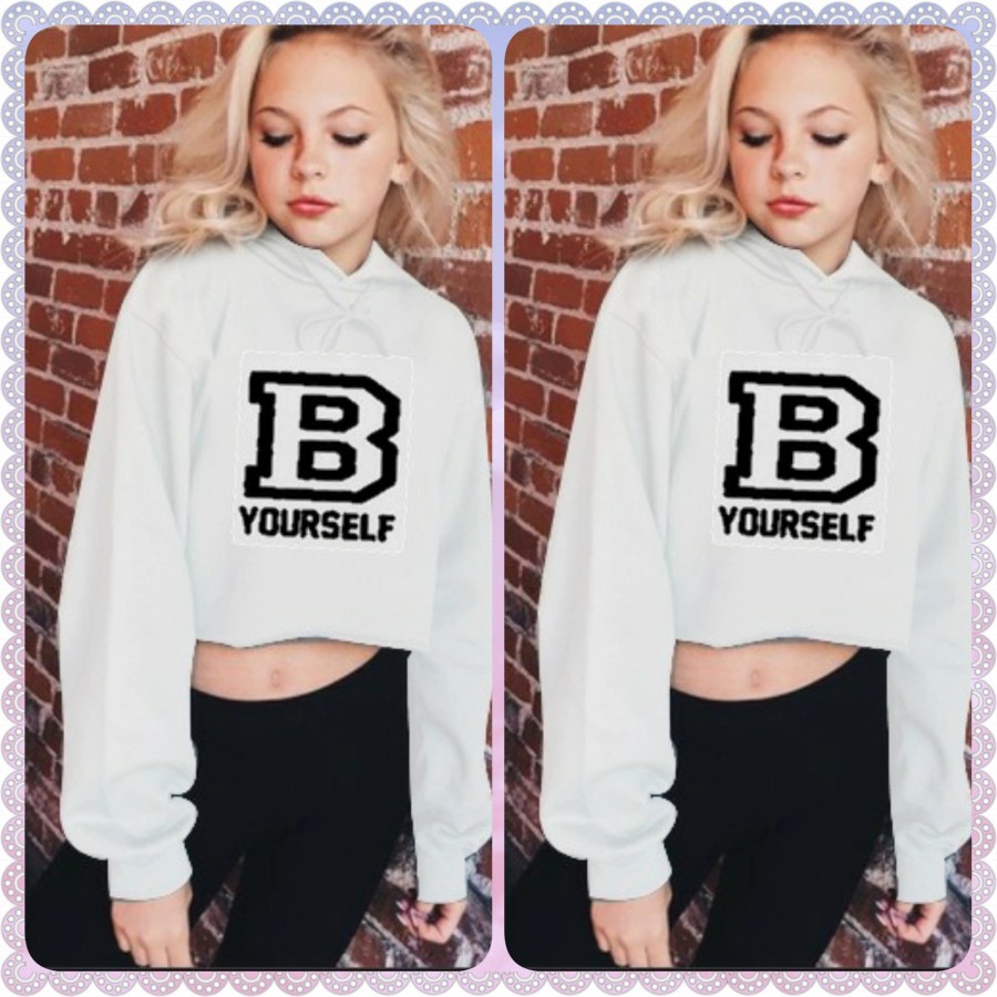 Baju Atasan Sweater Crop Hoodie Anak Perempuan Remaja Tanggung Modern Murah Kekinian Terbaru 2021