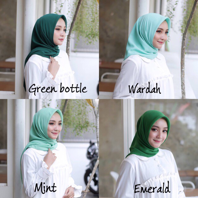 BELLA SQUARE HIJAB SEGI EMPAT JILBAB KERUDUNG MURAH PART 2