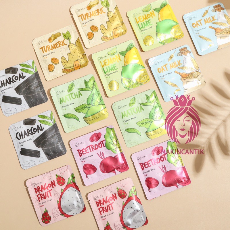 Lea Gloria Masker Organik 10gr