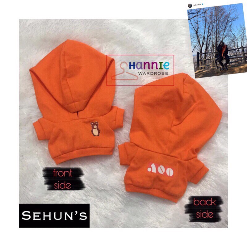 EXO Doll Clothes 20cm 15cm Baju Boneka Sehun AQO Eric bear