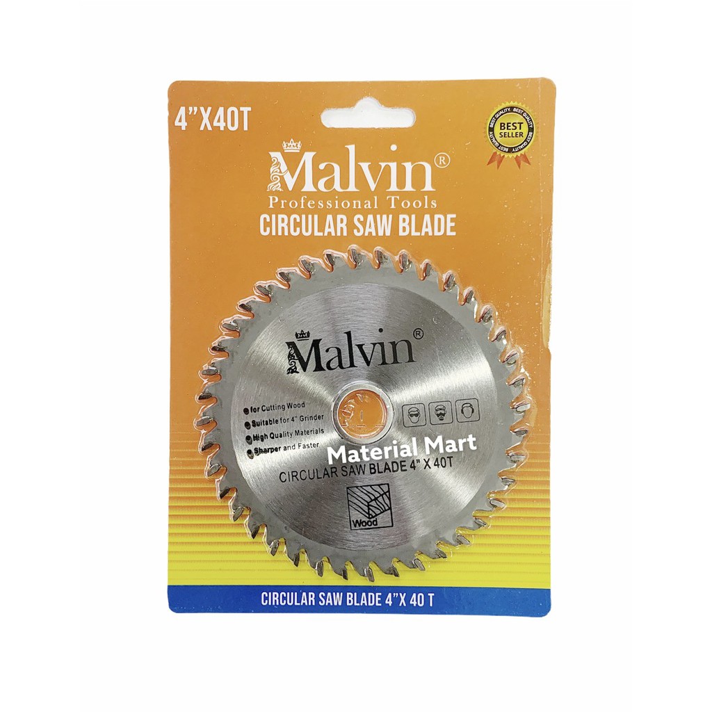 Mata Pisau Gergaji Kayu 4&quot; Potong | Wood Circular Saw Blade 4 Inch 40T | Material Mart