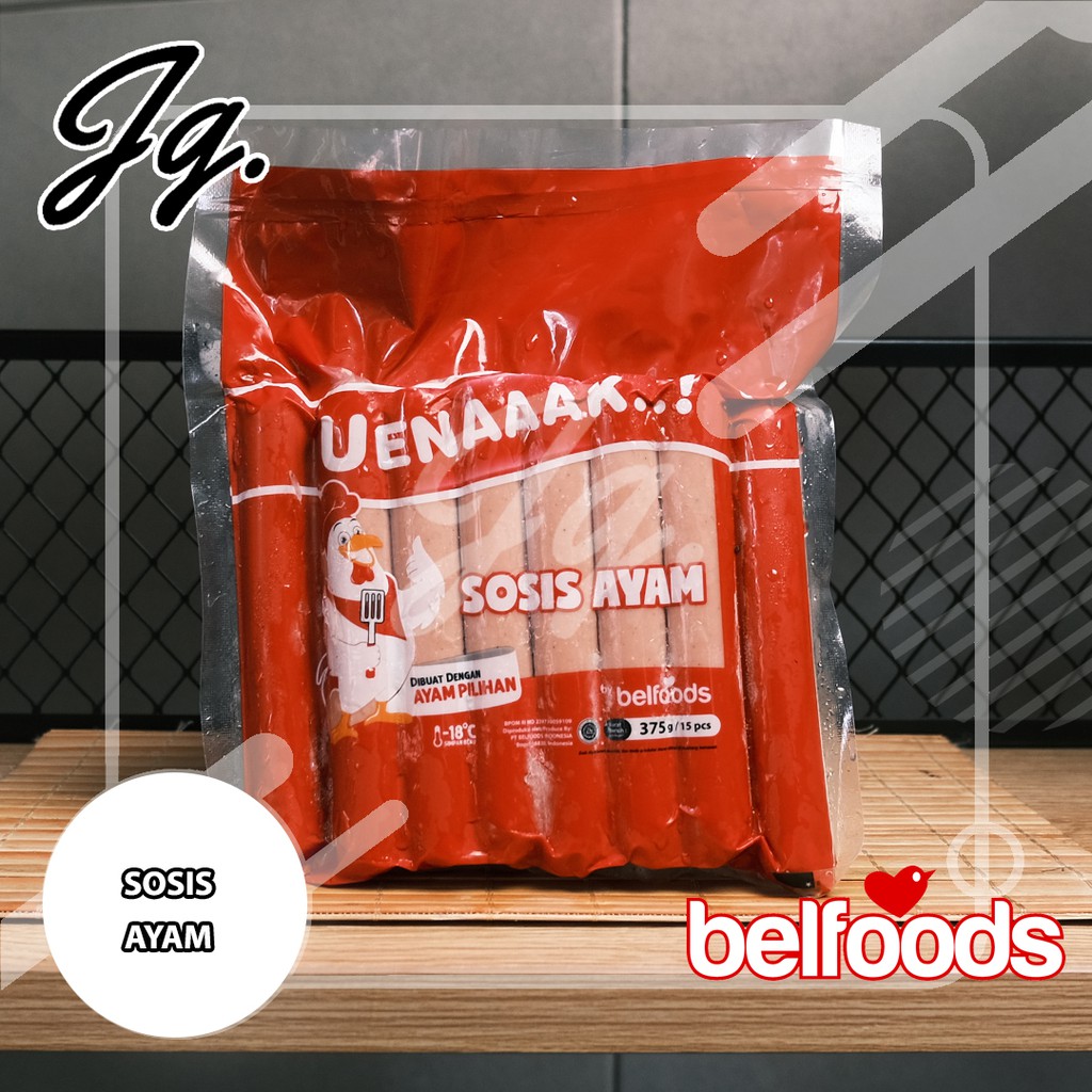 

BELFOODS UENAK SOSIS AYAM 375 GRAM