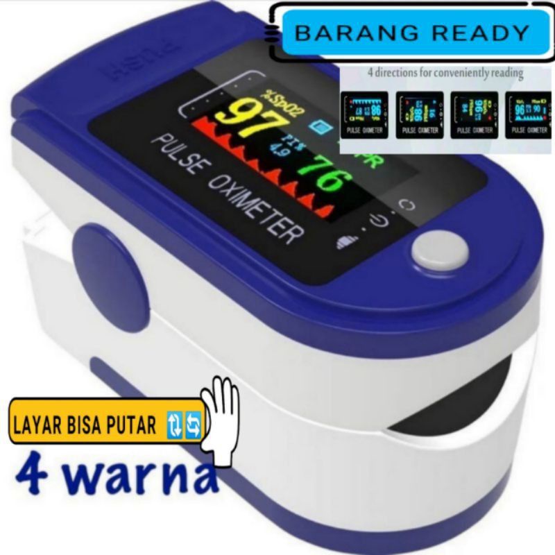 Fingertip pulse oxymeter Fingertip oximeter SpO2 LCD Full Colour