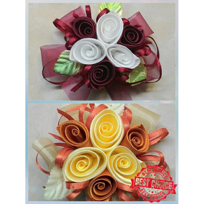 

NEW Pita jadi lotus / pita hias untuk parcel- kado- kotak perhiasan dll - Maroon MUMER