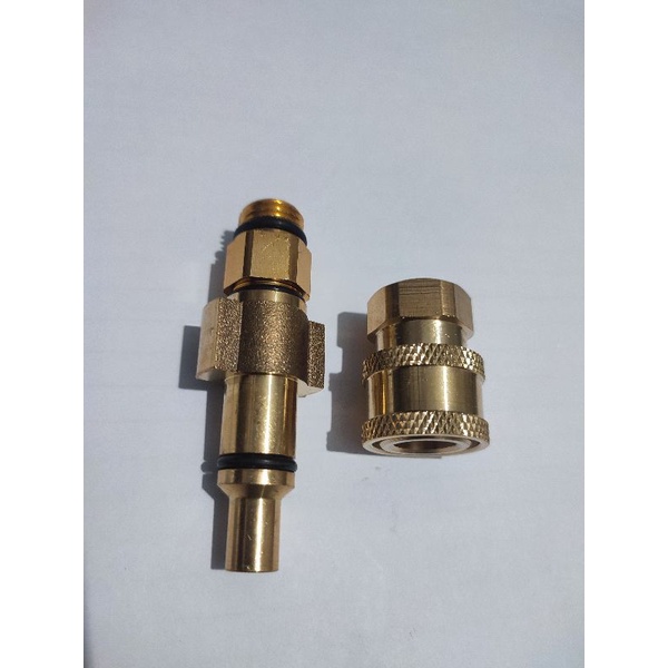 connector sambungan+quick coupling M1/4 gun jet cleaner BENZ, QL-2500, mollar Q7, ZPER