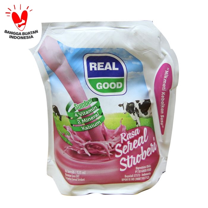 

Ee5041F10 Susu Uht Real Good - 125 Ml - Kemasan Teko - Rasa Sereal Strawberry 6Gggdddv