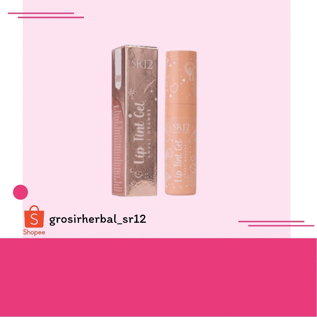 Jual SR12 Liptint Gel Sweet Orange Lip Tint Pewarna Bibir Alami Korea