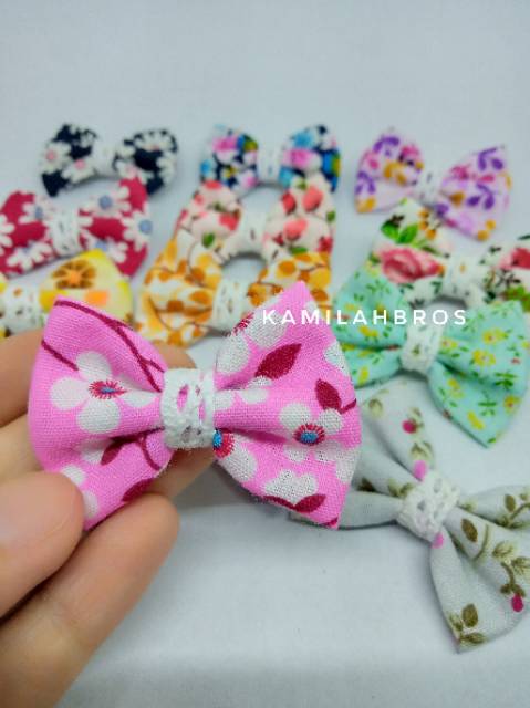 Pita mini motif bunga shabby