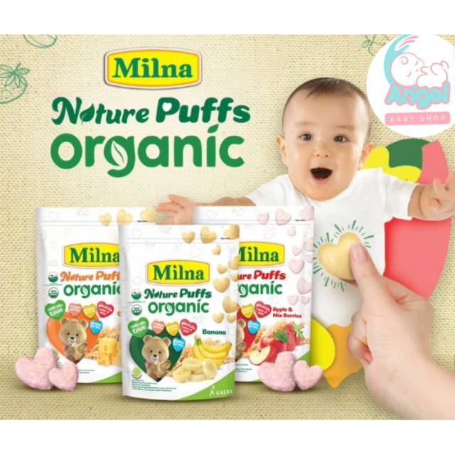 MILNA NATURE  PUFFS ORGANIC 15gr