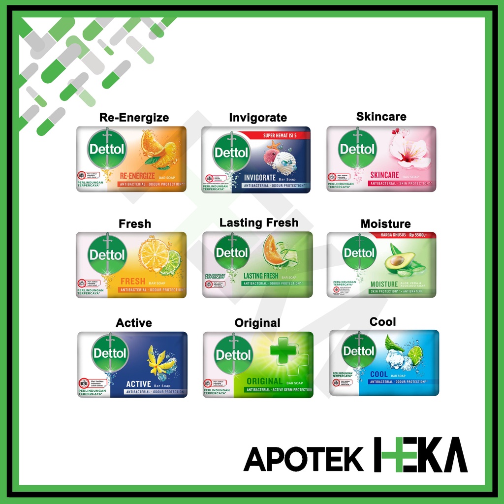 Dettol Bar Soap 100 g - Sabun Batang Anti Bakteri (SEMARANG)