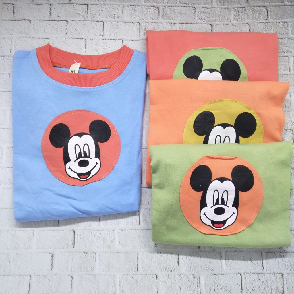 Sweater anak laki laki lucu murah usia 1-5thn 100% import gambar MICKEY FACE SWTR02