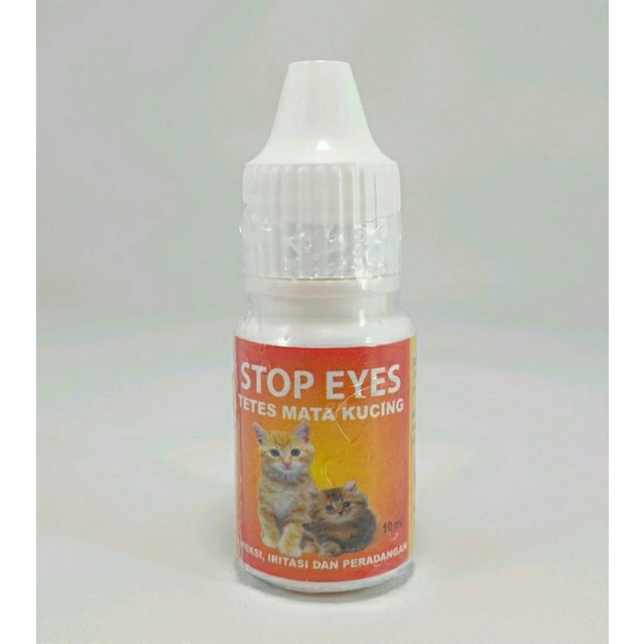 STOP EYES CAT OBAT TETES MATA DAN HIDUNG KUCING INFEKSI IRITASI PERADANGAN