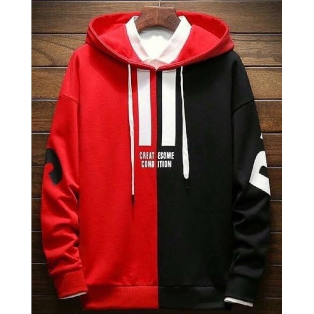 BECAUSE Sweater Hoodie Pria Wanita Dewasa | Jaket Jumper Pakaian Lengan Panjang