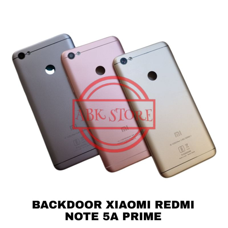 TUTUP BELAKANG BACKDOOR BACK CASING HOUSING XIAOMI REDMI NOTE 5A PRIME BACKCOVER ORI