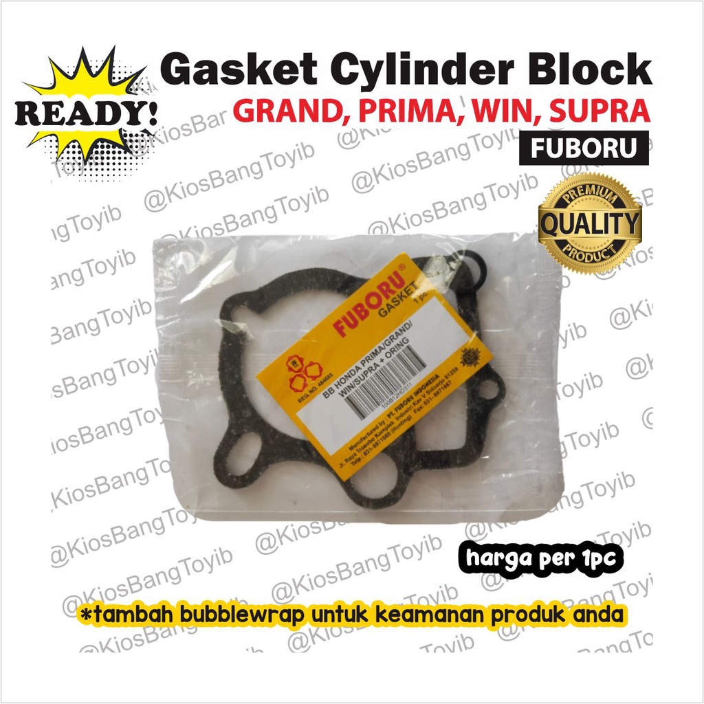 Packing Gasket Cylinder Block (BB) Grand Prima Win Supra (FUBORU)