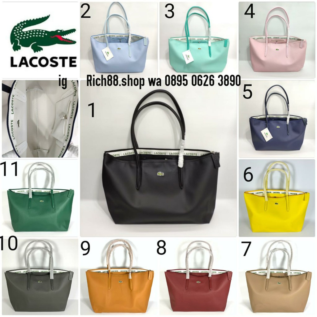 lacoste bag wanita