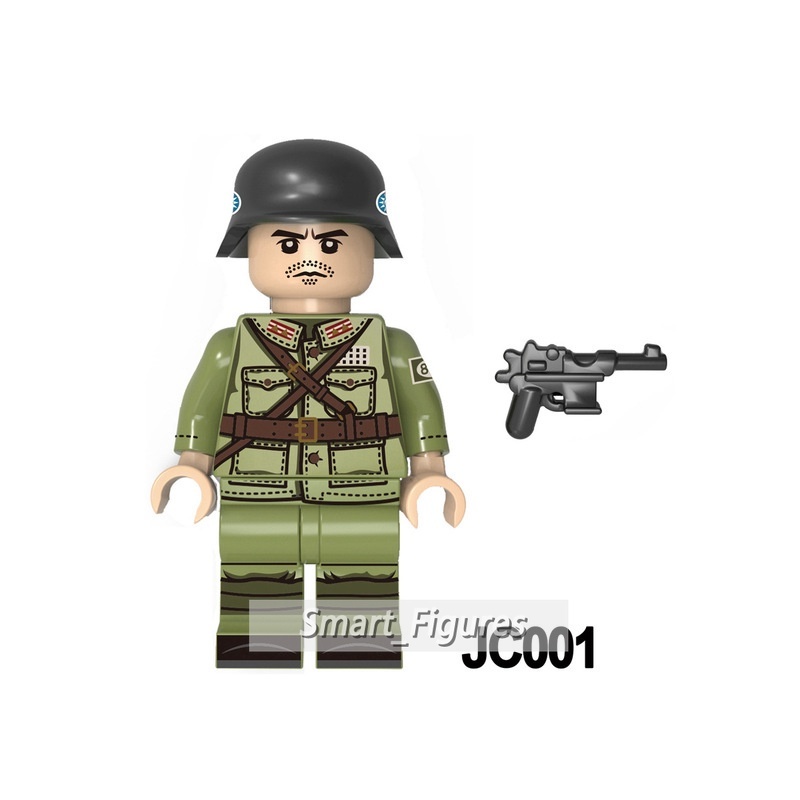 Mainan Action Figure Minifigures National Army Pisau Besar Team Eighth Route Army Volunteer Untuk Hadiah Anak Lakilaki