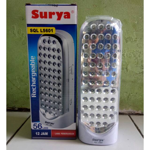 Lampu Emergency SQL L5601 Surya/Lampu Darurat Surya L5601