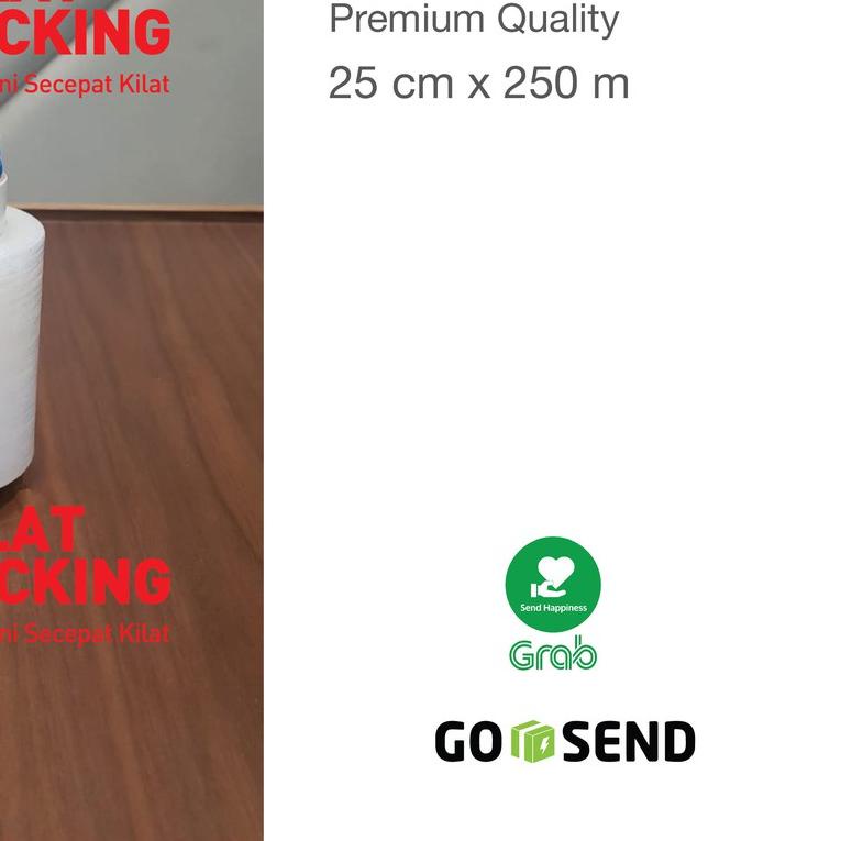 

Stretch Film Bening 25 CM x 250 M Plastik Wrapping SATUAN