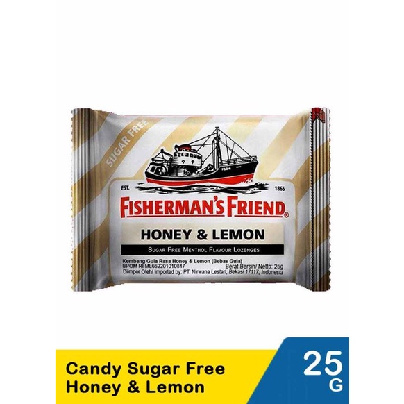 

Fisherman's Candy Sugar Free Honey & Lemon 25G