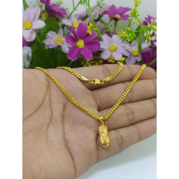 Kalung Emas Malaysia Warna 24 K Kristal Shopee Indonesia