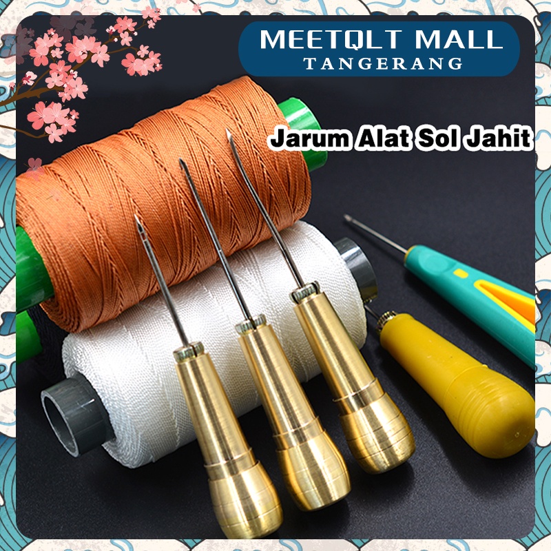 ★4pcs★Alat Jait Tapak Sendal Shoes Repair Tool Alat Jarum Sol Jahit Menjahit Sandal Alat Jahit Sepatu